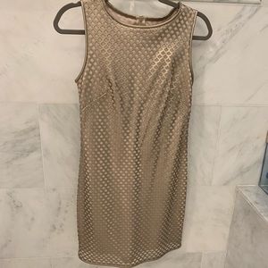 Gold Chelsea & Violet cocktail dress